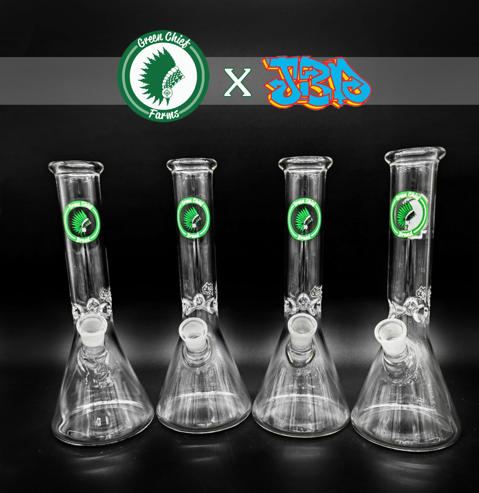 Limited Edition JBD x GCF Hand-Blown Bong